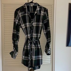 Green Flannel Shirt